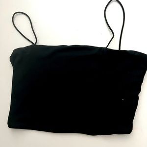 Black tank top